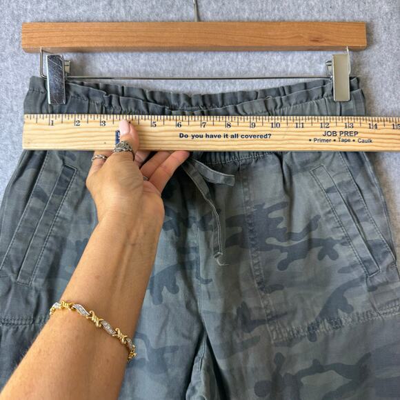 Loft High Rise Camo Joggers Womens Size XS Casual Comfort Boho Grunge Army Pants - Picture 9 of 14